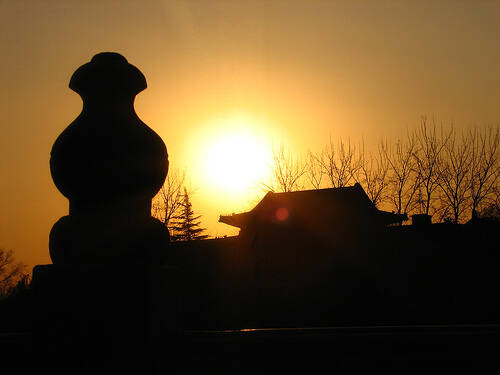 Sunset in Behei Park