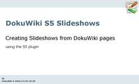 The DokuWiki S5 theme
